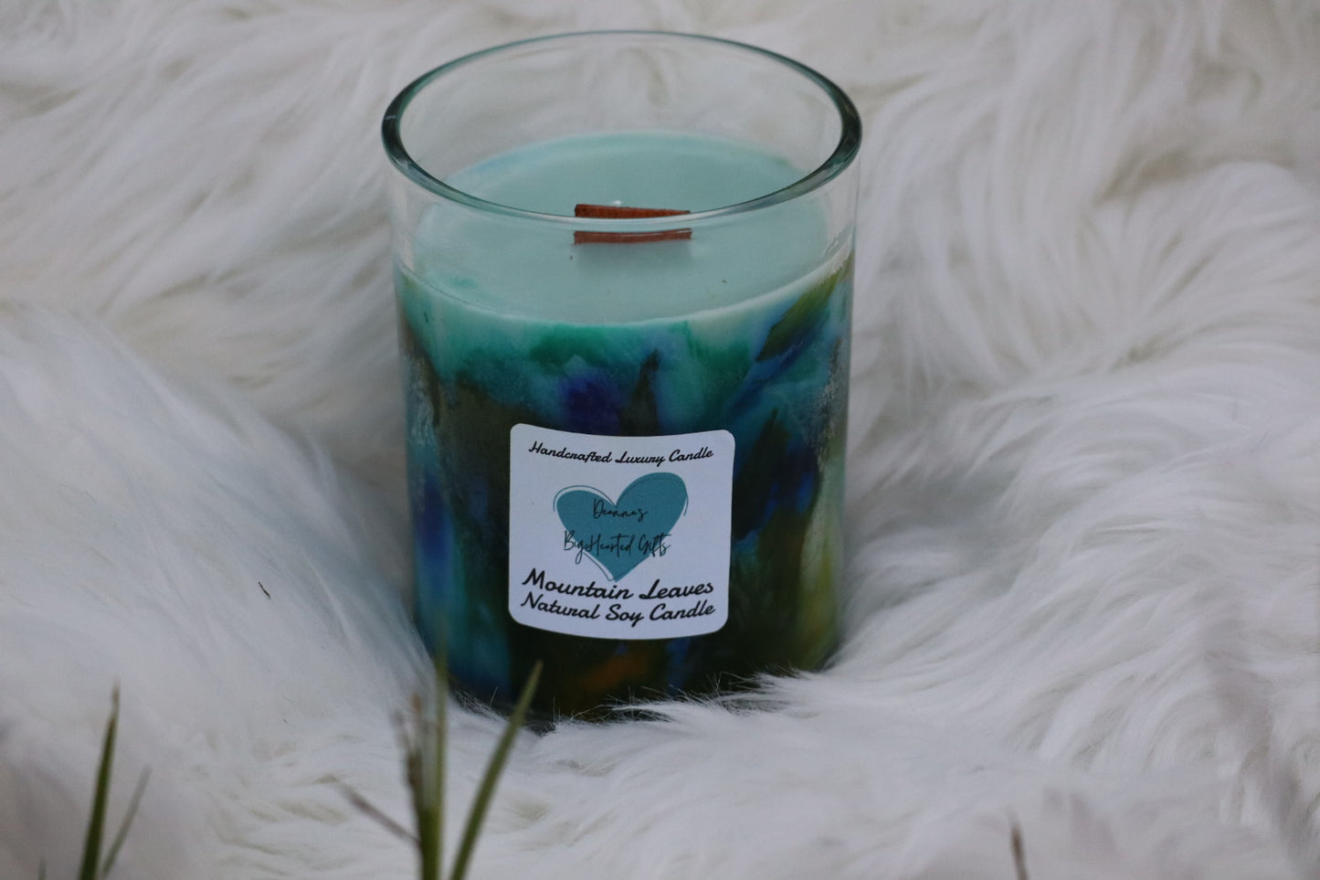 Mountain Leaves Handcrafted Soy Candle