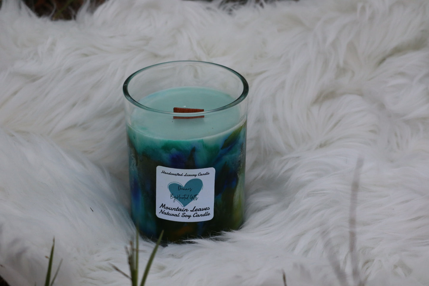 Mountain Leaves Handcrafted Soy Candle