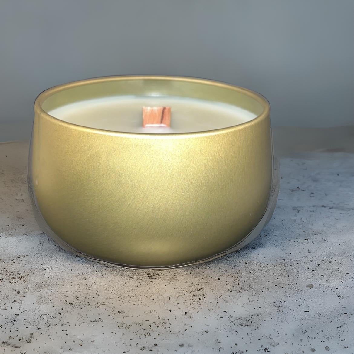 Vanilla Maple Pecan Handcrafted Luxury Soy Candle Tins