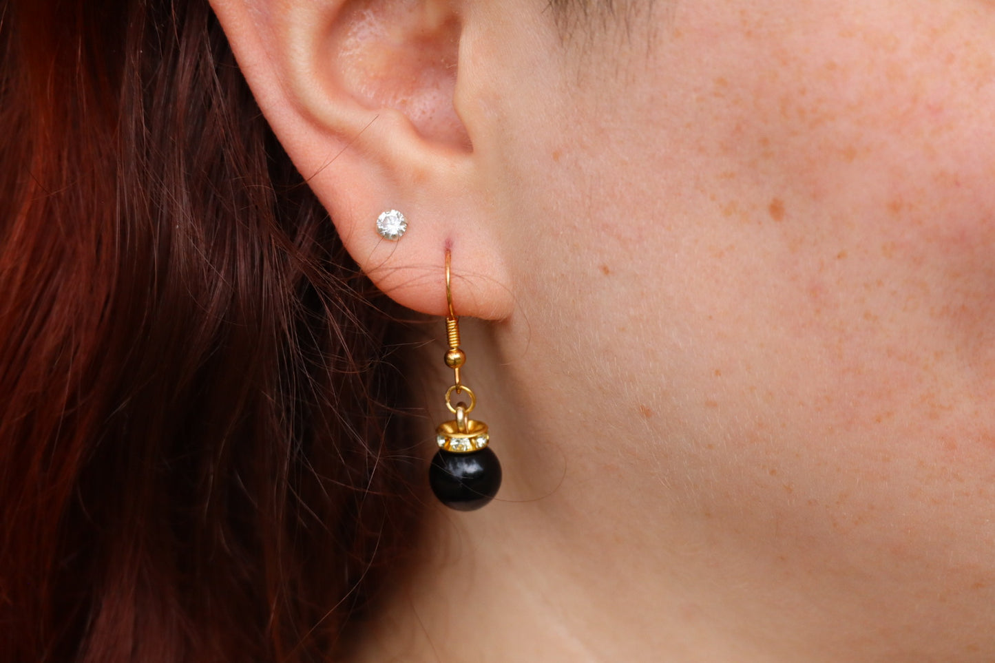 Black Pearl Earrings