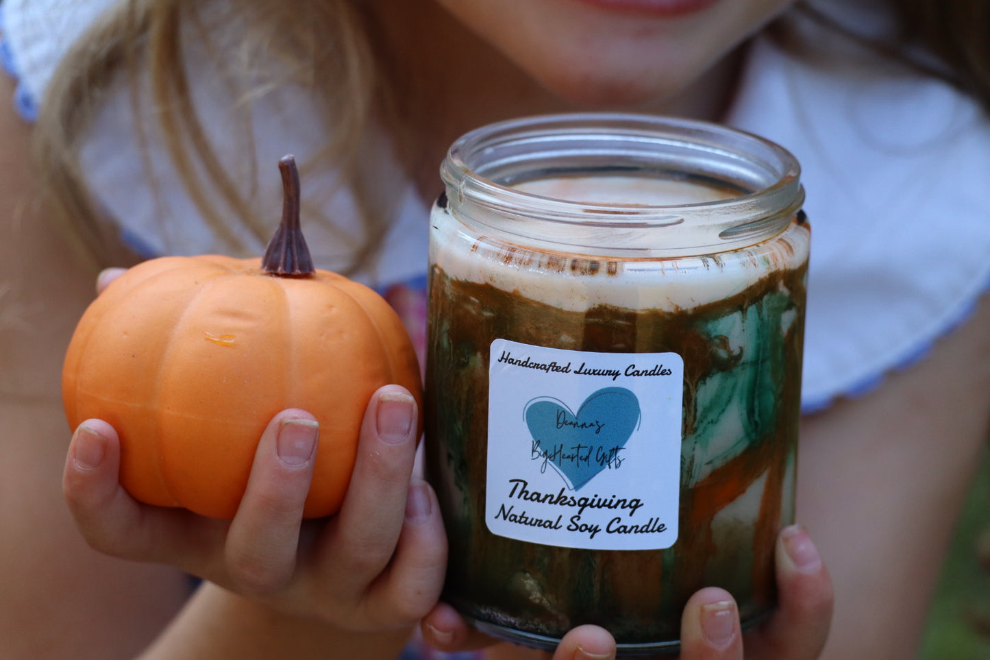 Handcrafted luxury soy candle Thanksgiving